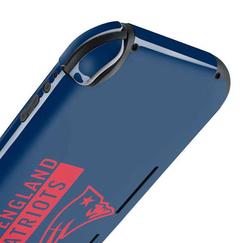 NFL New England Patriots Blue Performance Series Nintendo Switch Lite Skin